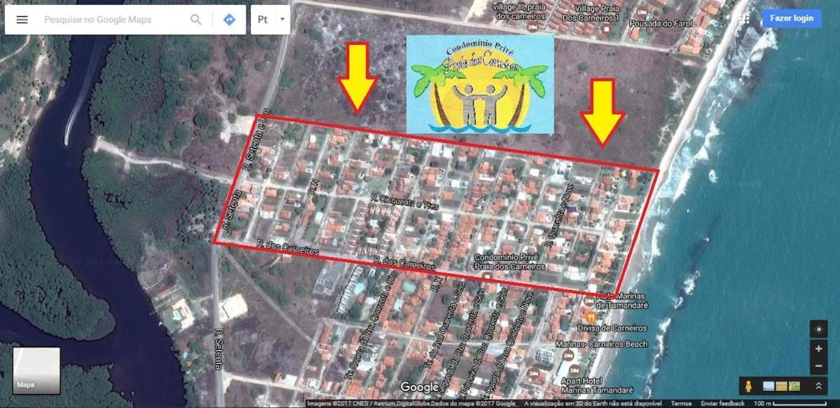 Casa Em Condominio Beira Mar Praia Dos Carneiros Tamandaré Exteriér fotografie